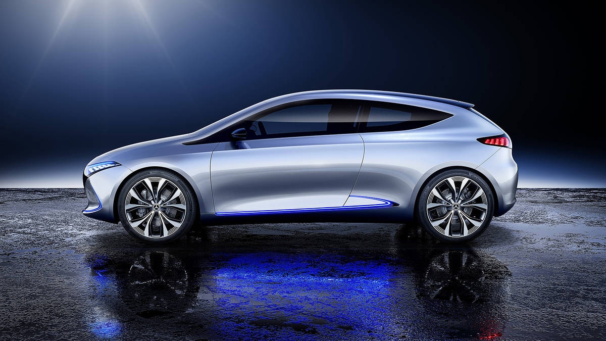 Hinh anh xe dien Mercedes EQA: xu huong thiet ke tu tuong lai anh 8