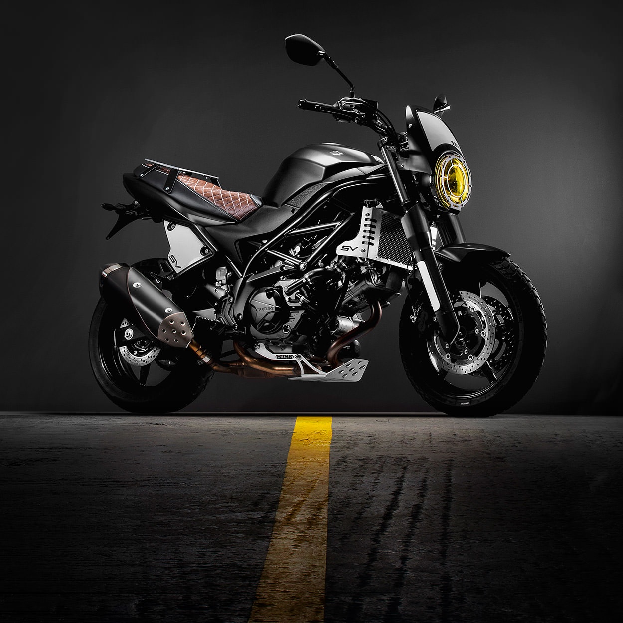 Suzuki SV650 hoi sinh theo phong cach Scrambler anh 3