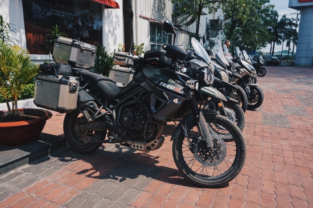 Dan moto khung phuot Tam giac vang dung chan tai Long An anh 3