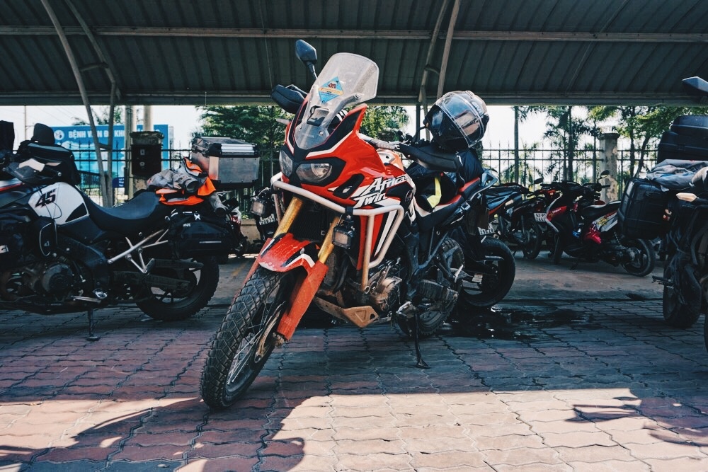 Dan moto khung phuot Tam giac vang dung chan tai Long An anh 9