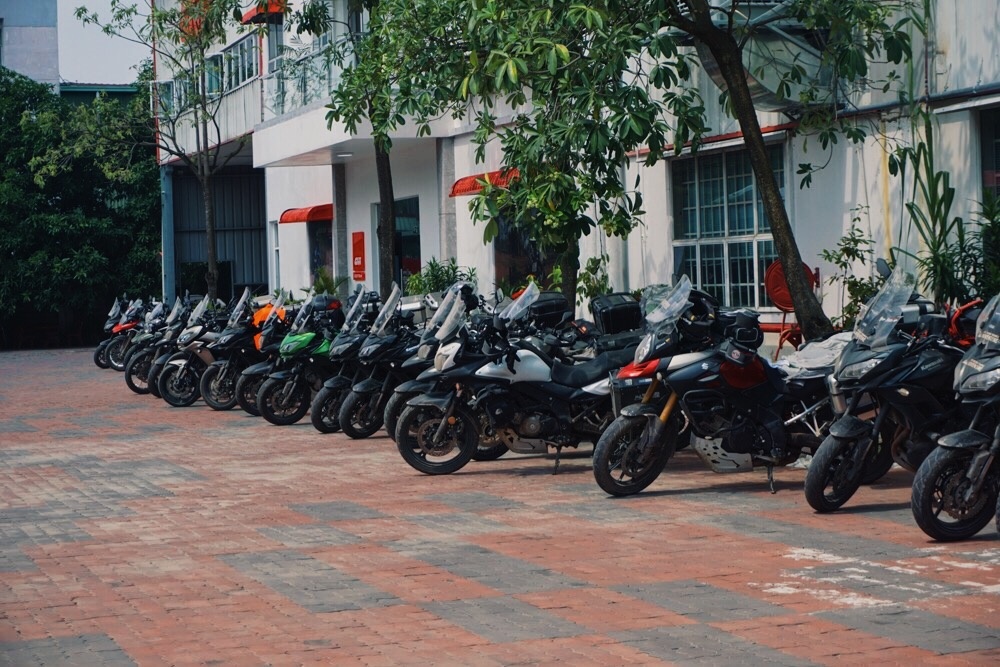 Dan moto khung phuot Tam giac vang dung chan tai Long An anh 2