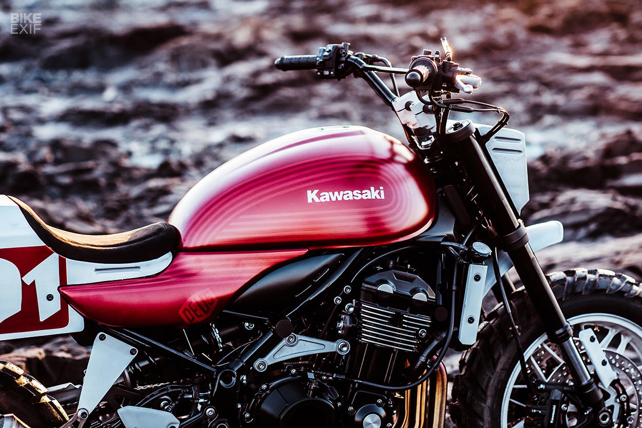 Kawasaki Z900RS do phong cach Zed chua te bong dem anh 7