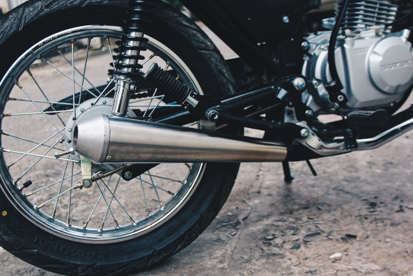 Suzuki GD110 do phong cach cafe racer anh 11