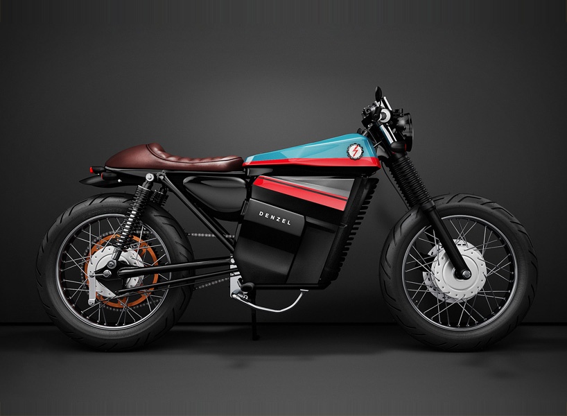 Mau moto dien Honda theo phong cach cafe racer hinh anh