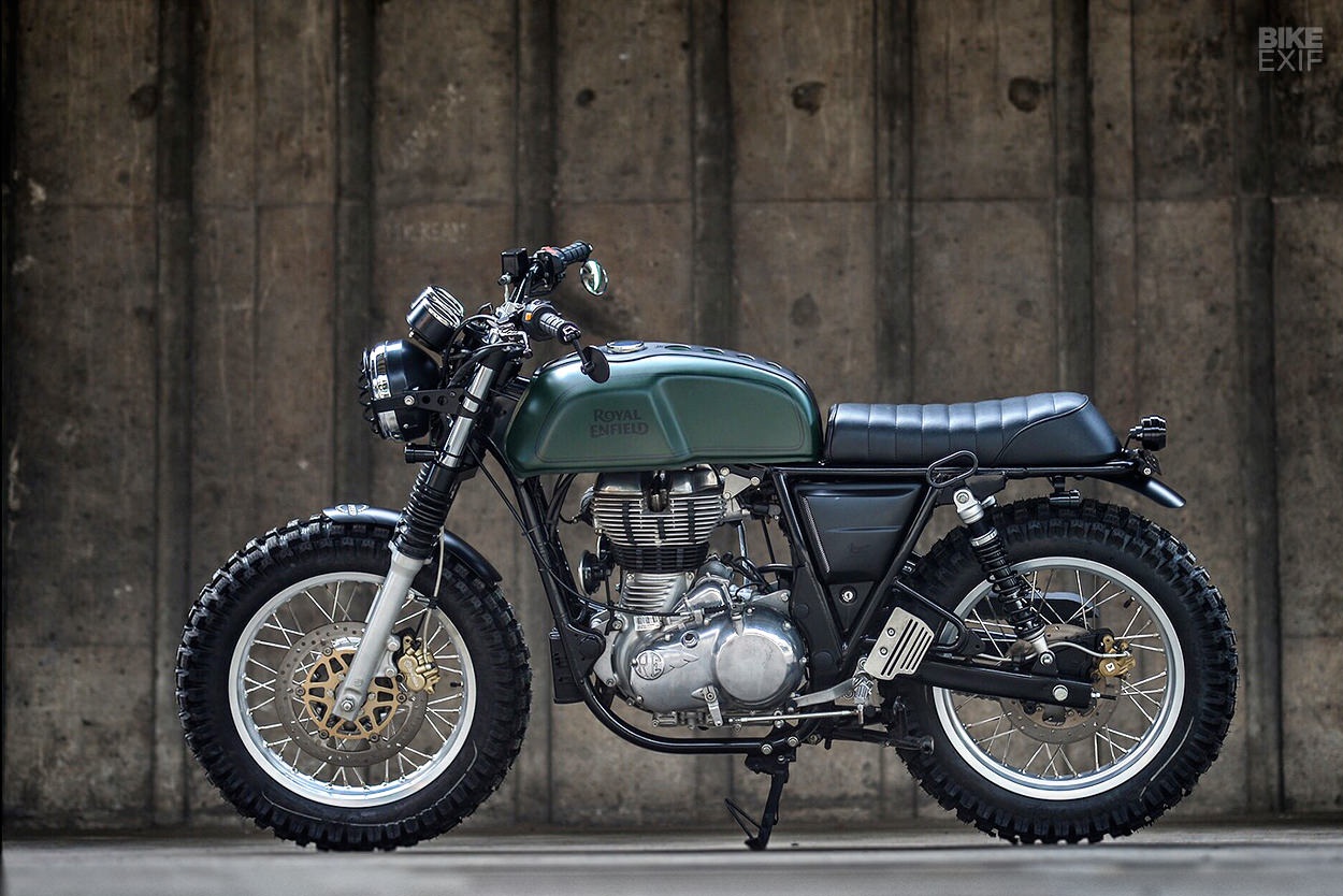 Royal Enfield Continental GT phong cach scrambler tai Thai Lan hinh anh