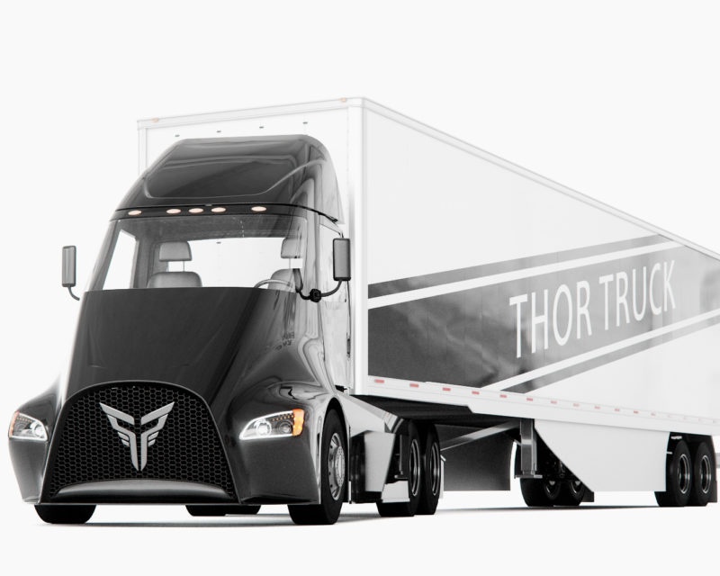 Thor Trucks ET-One,  sieu dau keo thach thuc Tesla Semi anh 1
