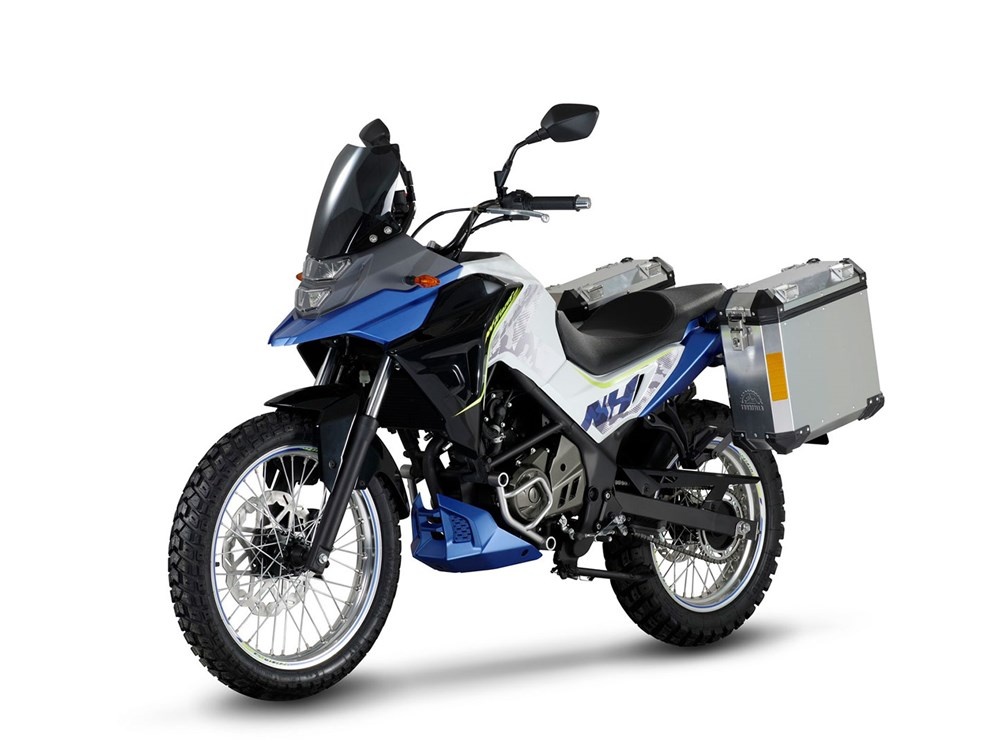 SYM Trazer 200 va Wolf Cafe Racer 300i - moto adventure co nho hinh anh