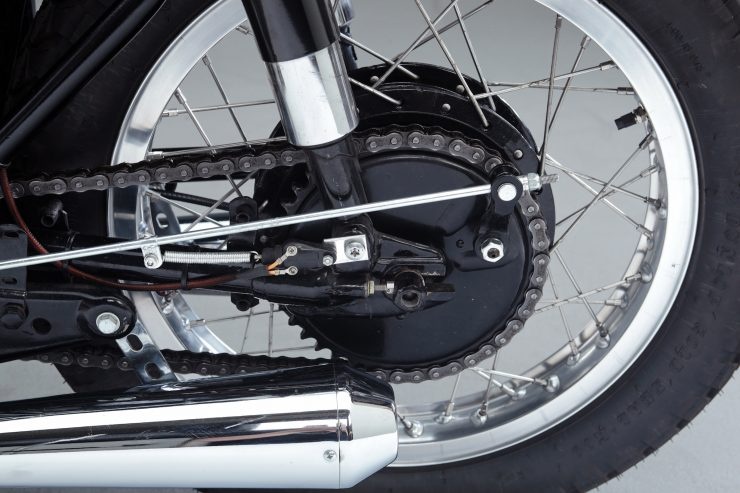 Norton Atlas 1966 cafe racer: dinh cao nghe thuat co dien anh 10