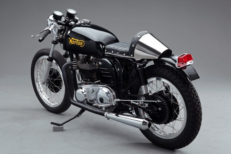Norton Atlas 1966 cafe racer: dinh cao nghe thuat co dien anh 3