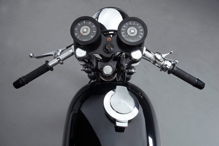 Norton Atlas 1966 cafe racer: dinh cao nghe thuat co dien anh 12