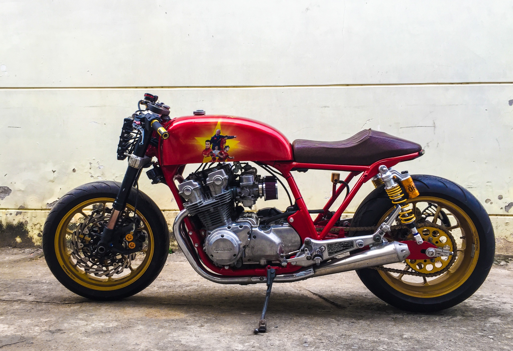 Dan xe do tem co vu tinh than U23 Viet Nam truoc tran chung ket anh 4