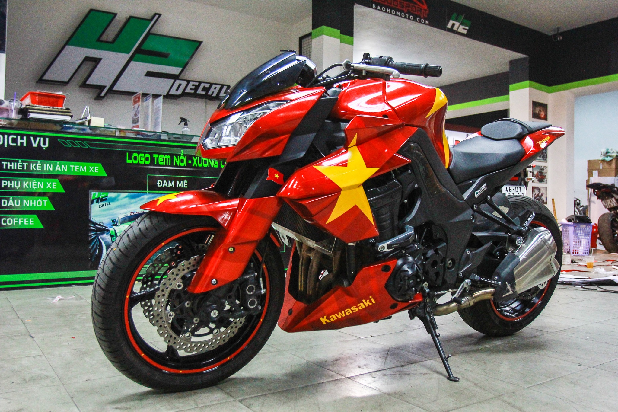 Dan xe do tem co vu tinh than U23 Viet Nam truoc tran chung ket anh 3