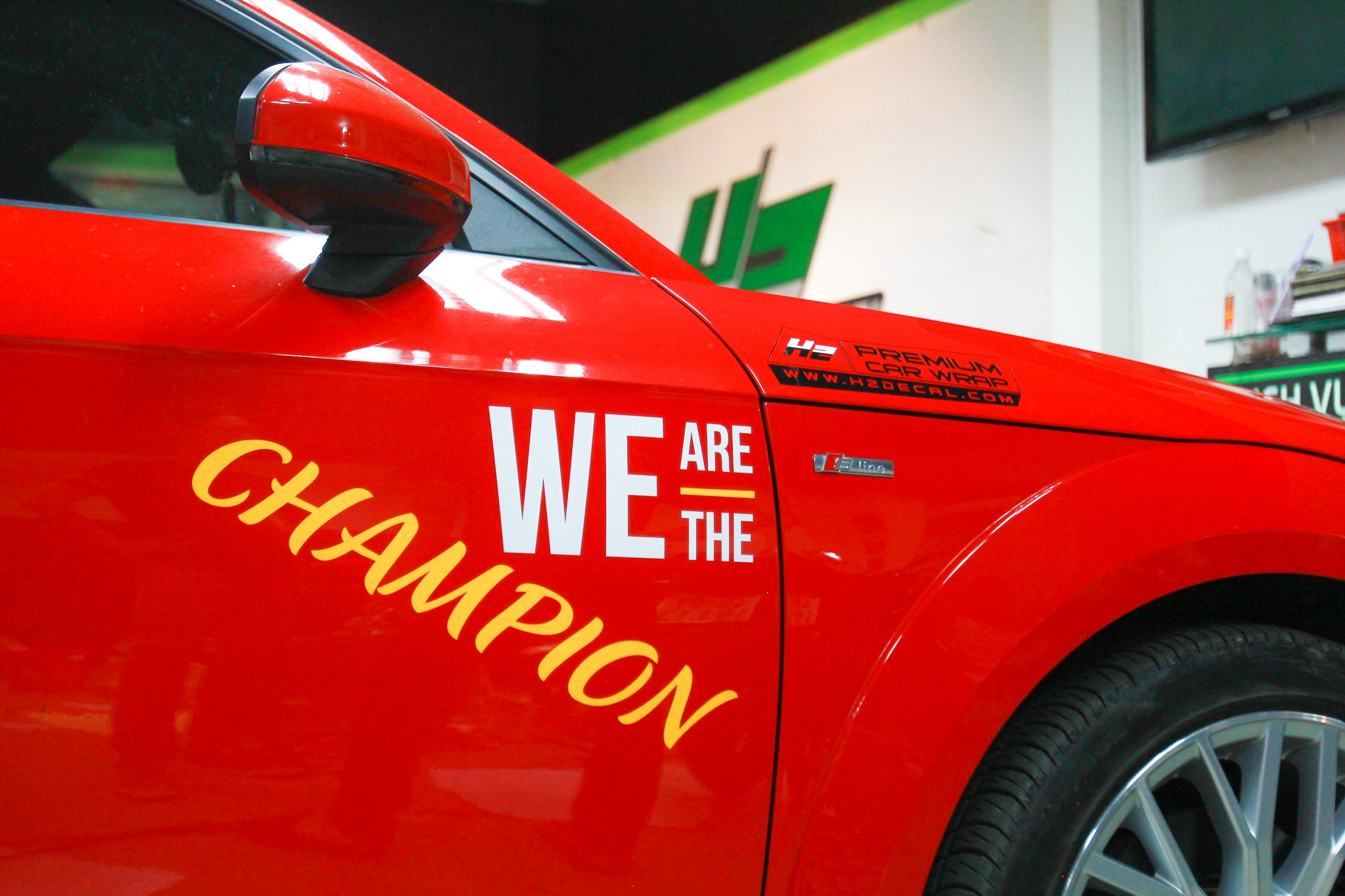 Dan oto dan decal doc la co vu U23 Viet Nam anh 4