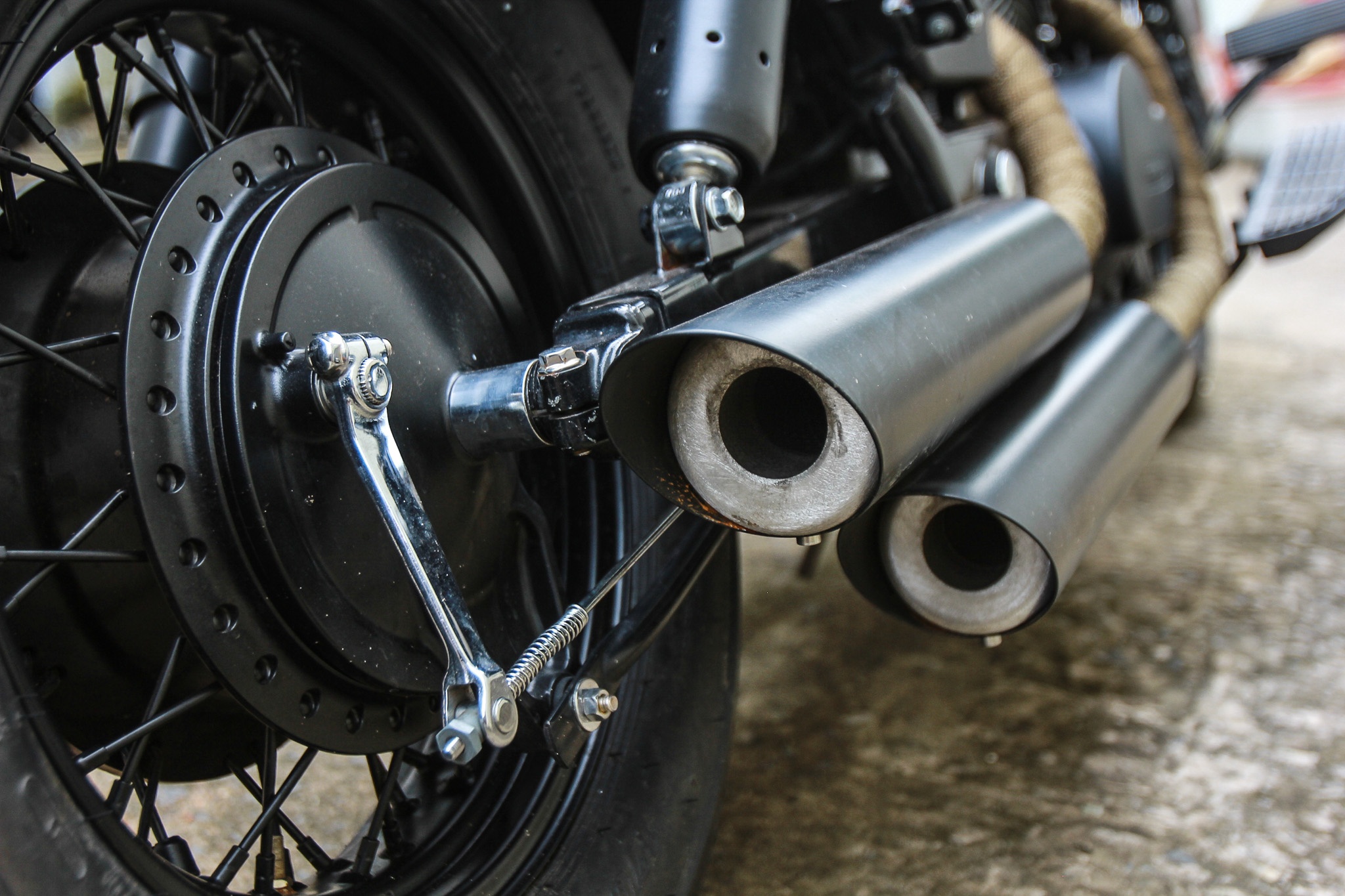 Chiem nguong Honda Shadow Aero 750 do phong cach bobber tai Sai Gon anh 11