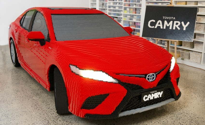 Chiec Toyota Camry lam tu 500.000 vien Lego hinh anh