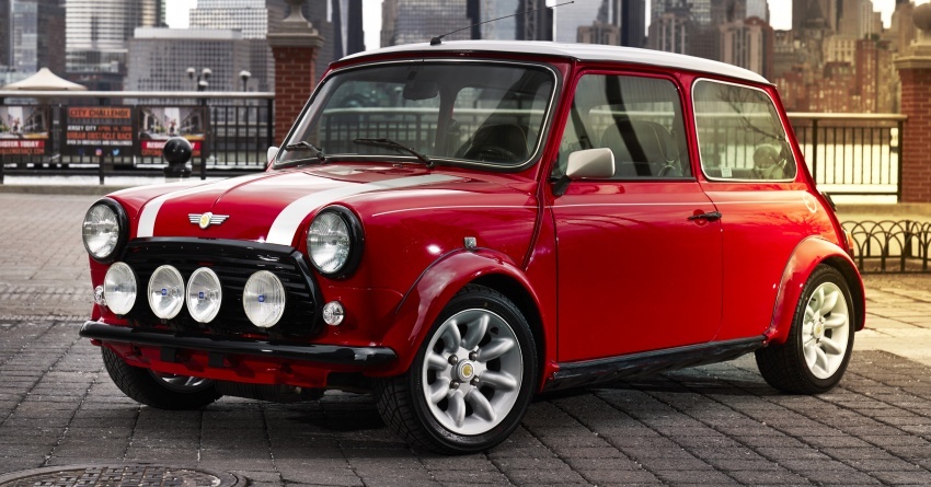 Classic Mini Electric - xe dien phong cach retro ra mat tai New York hinh anh