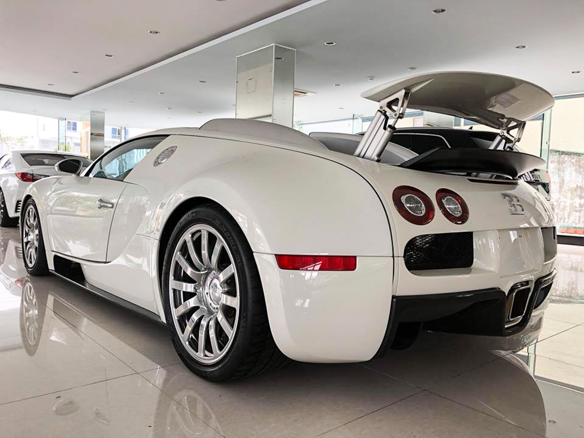 Bugatti Veyron doc nhat tai Viet Nam doi mau trang anh 4