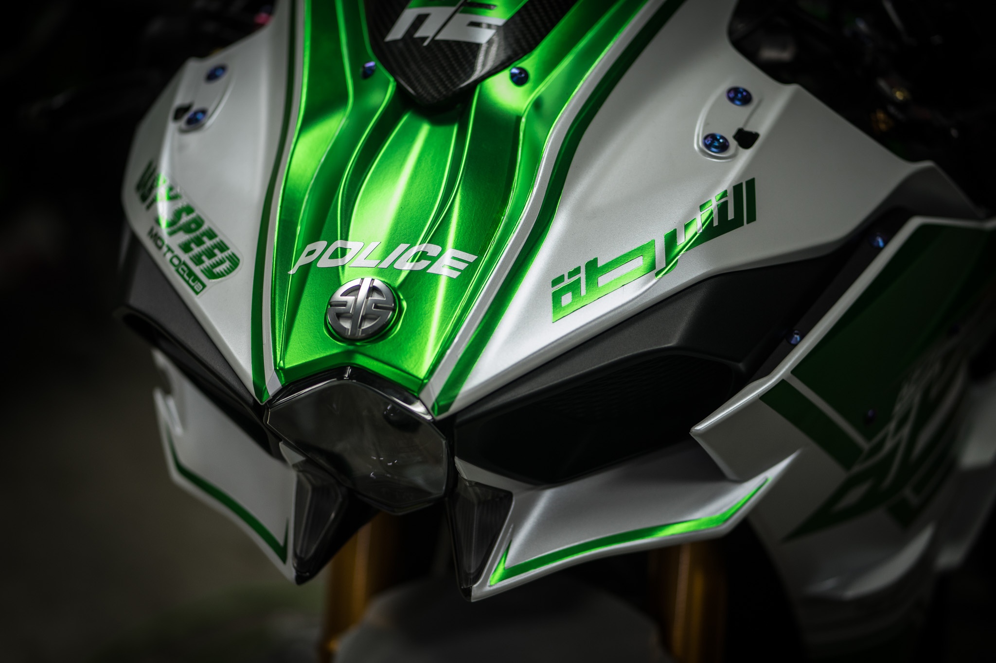 Sieu moto Kawasaki H2 do tem canh sat Dubai anh 5