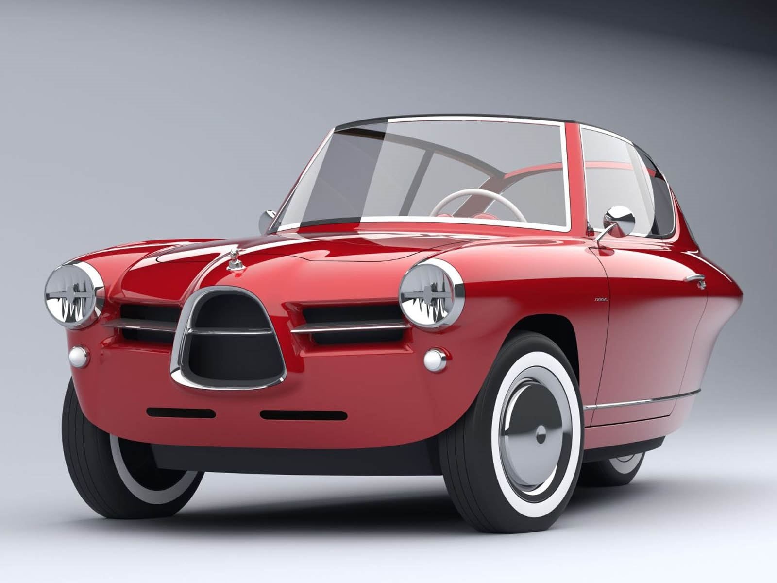 Chiem nguong mau xe dien 3 banh Retro Nobe 100 anh 1