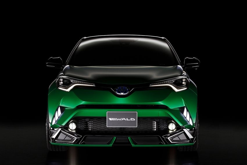 Toyota C-HR lot xac manh me voi goi do bodykit hinh anh