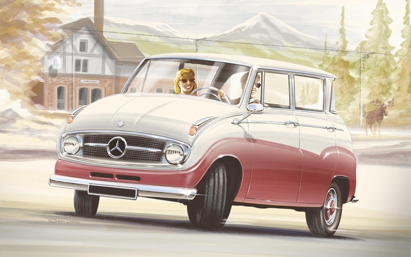 Nhung oto ngay nay se trong nhu the nao neu tro lai qua khu anh 2