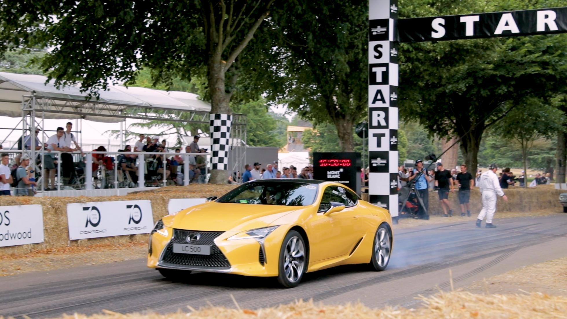 Lexus LC 500 Yellow Edition xuat hien tai Goodwood Festival of Speed hinh anh