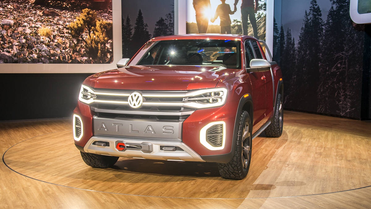 Xe ban tai Volkswagen Atlas Tanoak co the duoc san xuat anh 1