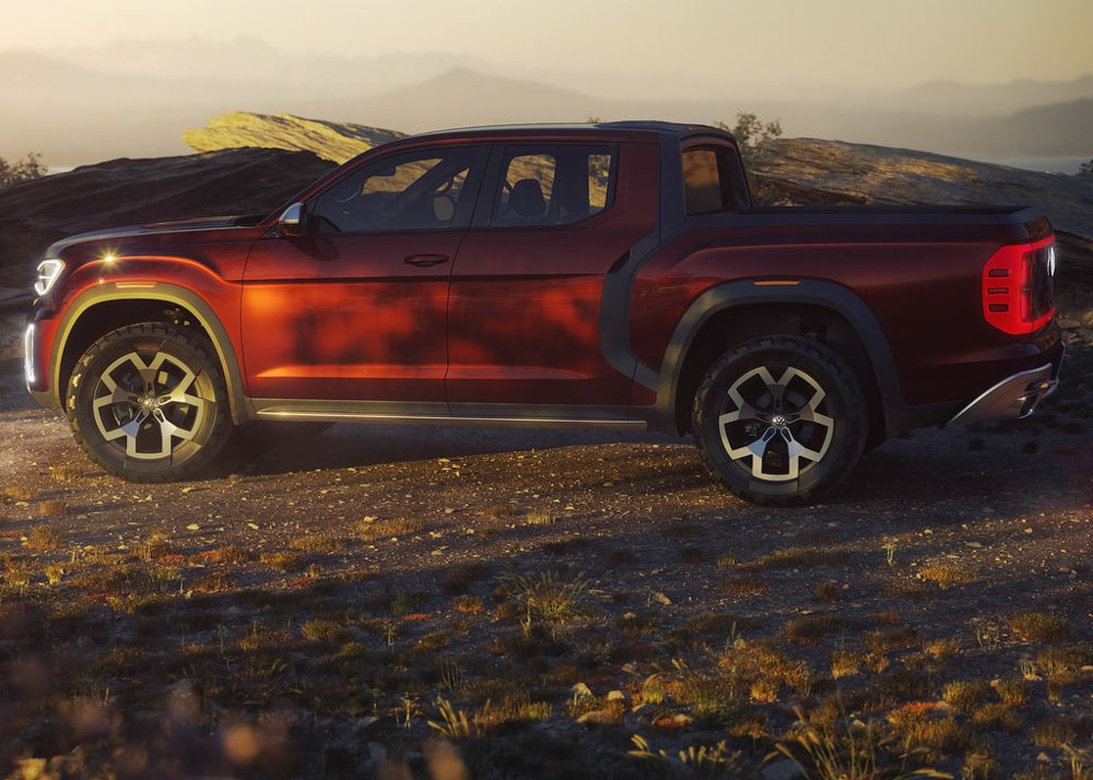 Xe ban tai Volkswagen Atlas Tanoak co the duoc san xuat anh 6