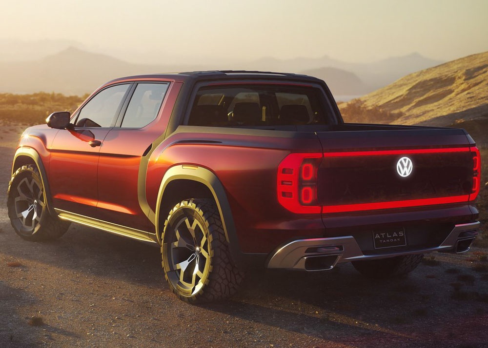 Xe ban tai Volkswagen Atlas Tanoak co the duoc san xuat anh 10