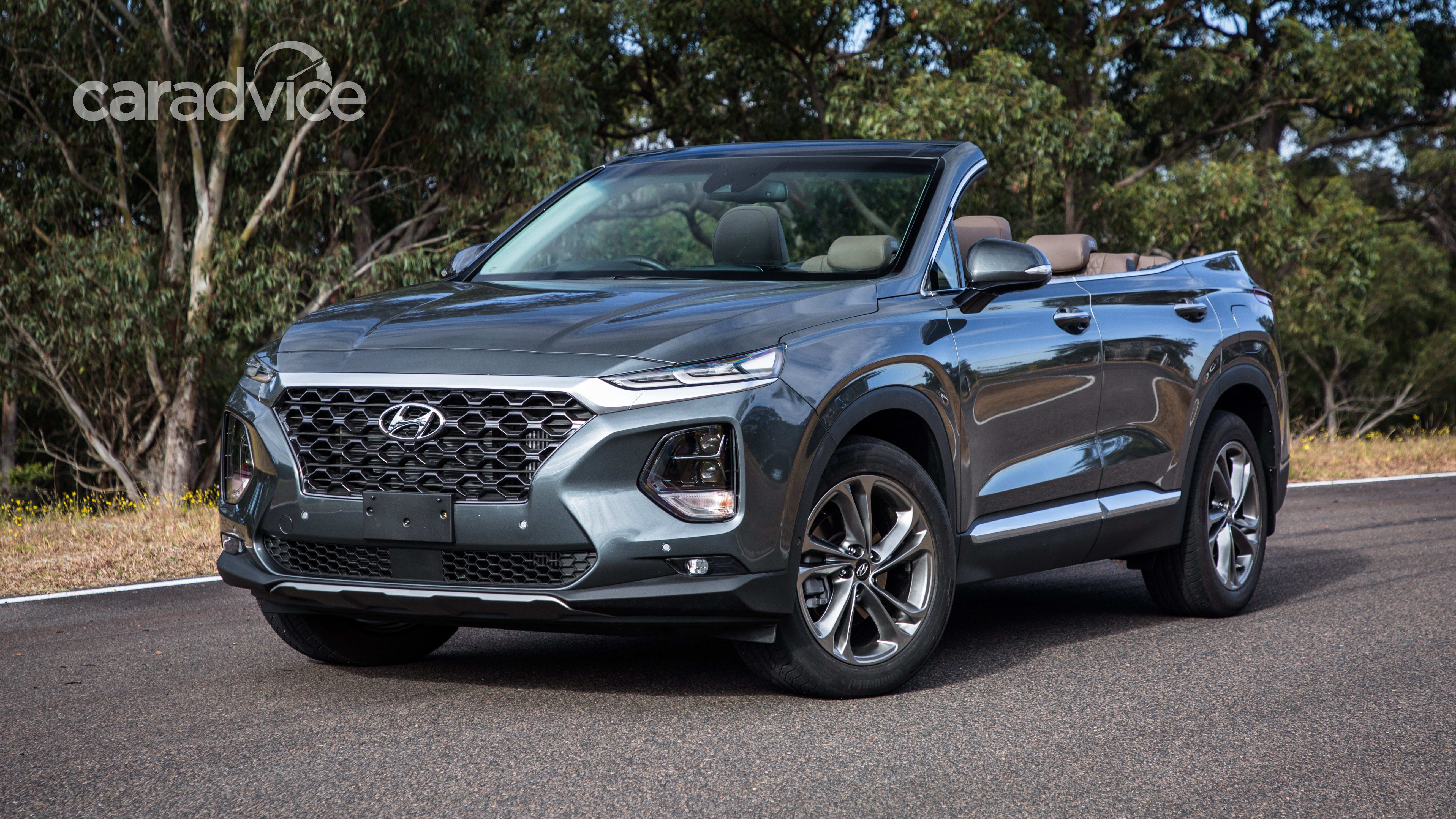 Hyundai he lo mau mui tran 7 cho Santa Fe Cabriolet 2019 hinh anh