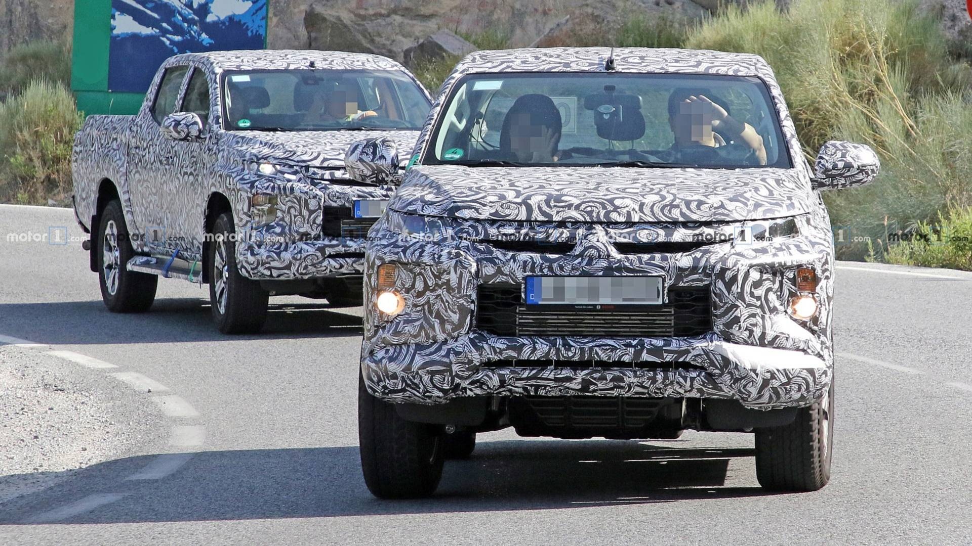 Mitsubishi bật mí mẫu bán tải Triton mới ảnh 2 Mitsubishi bat mi mau ban tai Triton moi anh 2