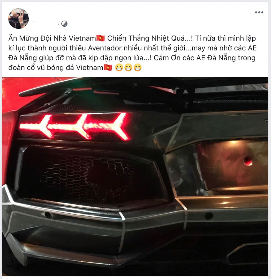 Lamborghini Aventador boc chay anh 1