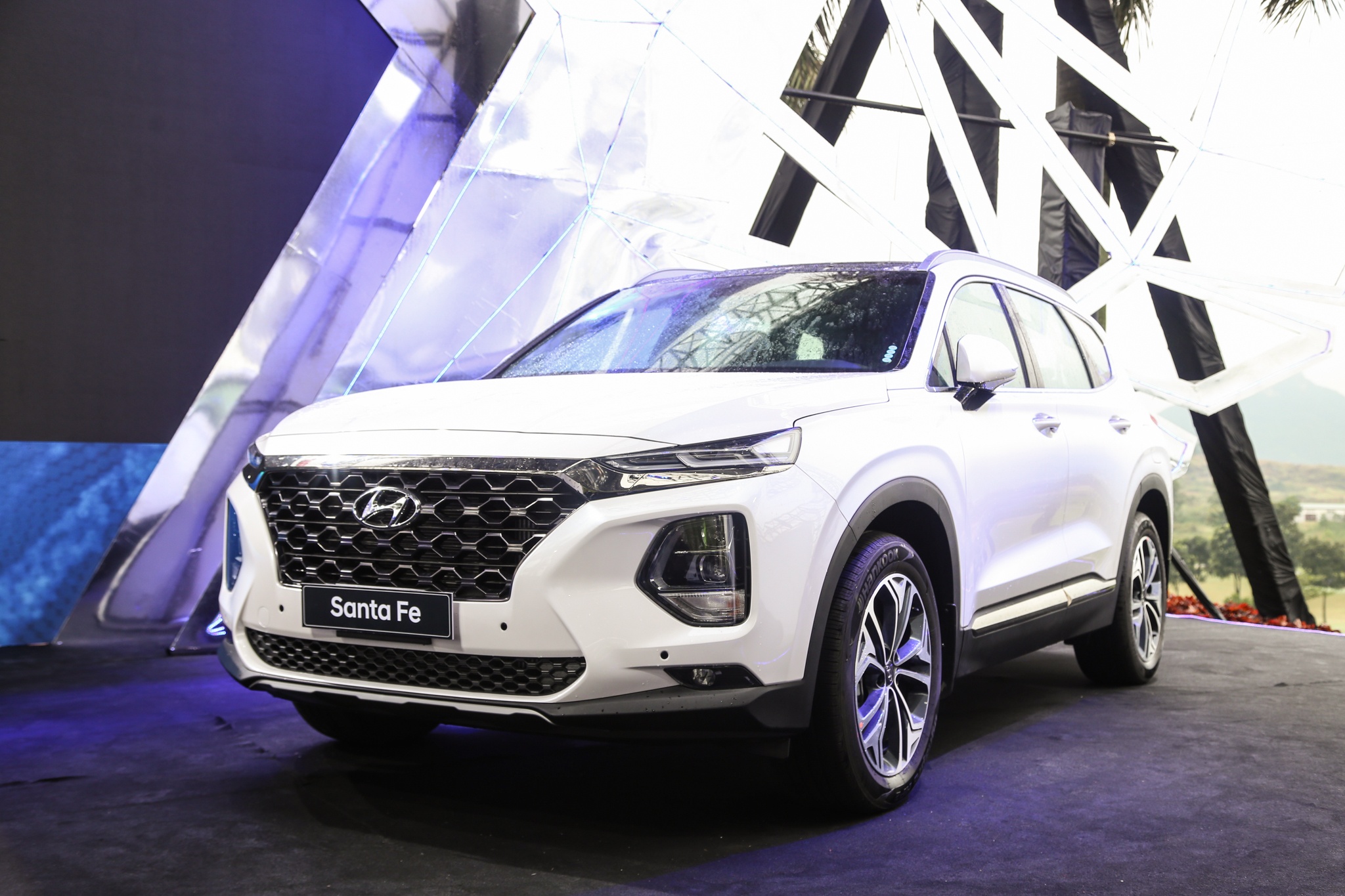Hyundai Santa Fe 2019 ban 'bia kem lac' anh 1