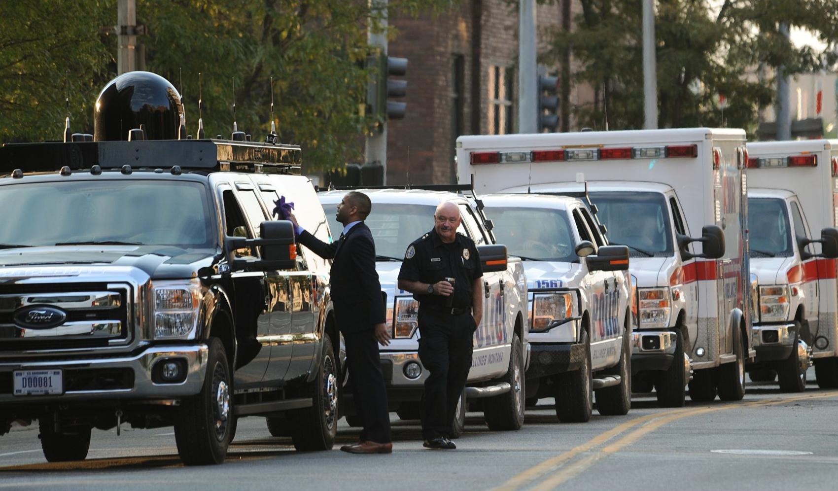 Ford F-350 trong doan xe Tong thong My anh 5