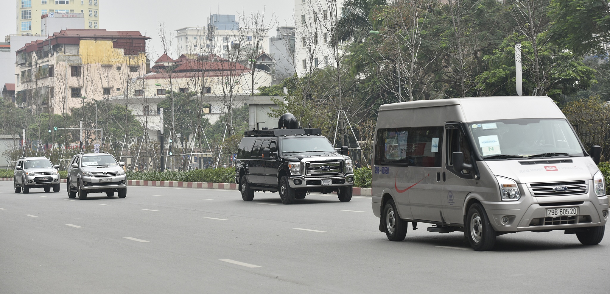 Ford F-350 trong doan xe Tong thong My anh 1