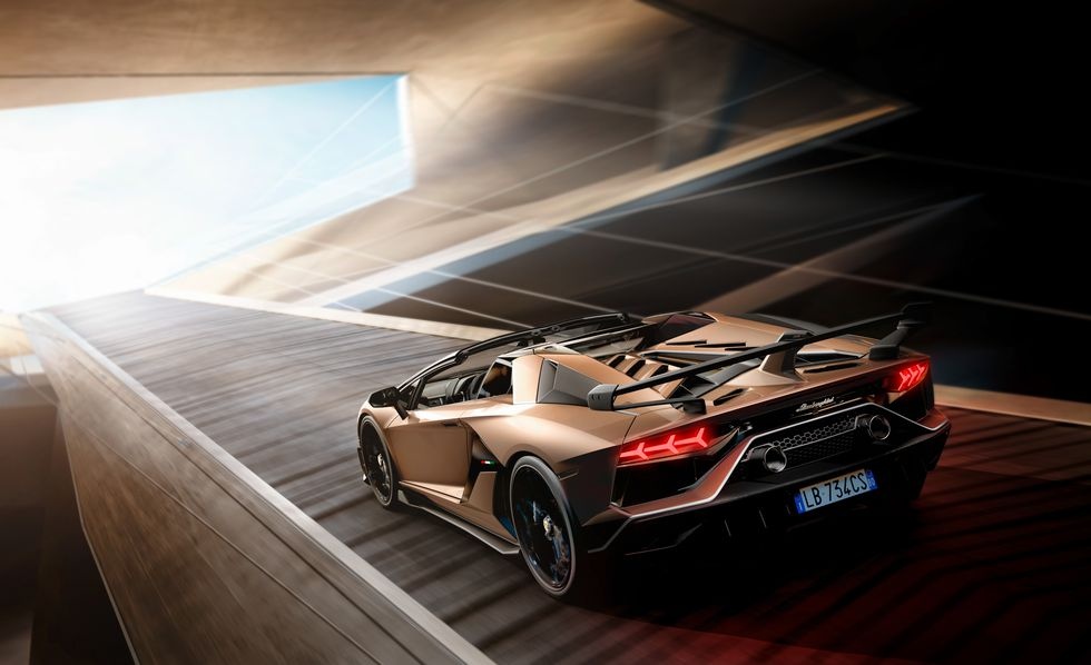 Lamborghini Aventador SVJ Roadster ra mắt ảnh 4 Lamborghini Aventador SVJ Roadster ra mat anh 4