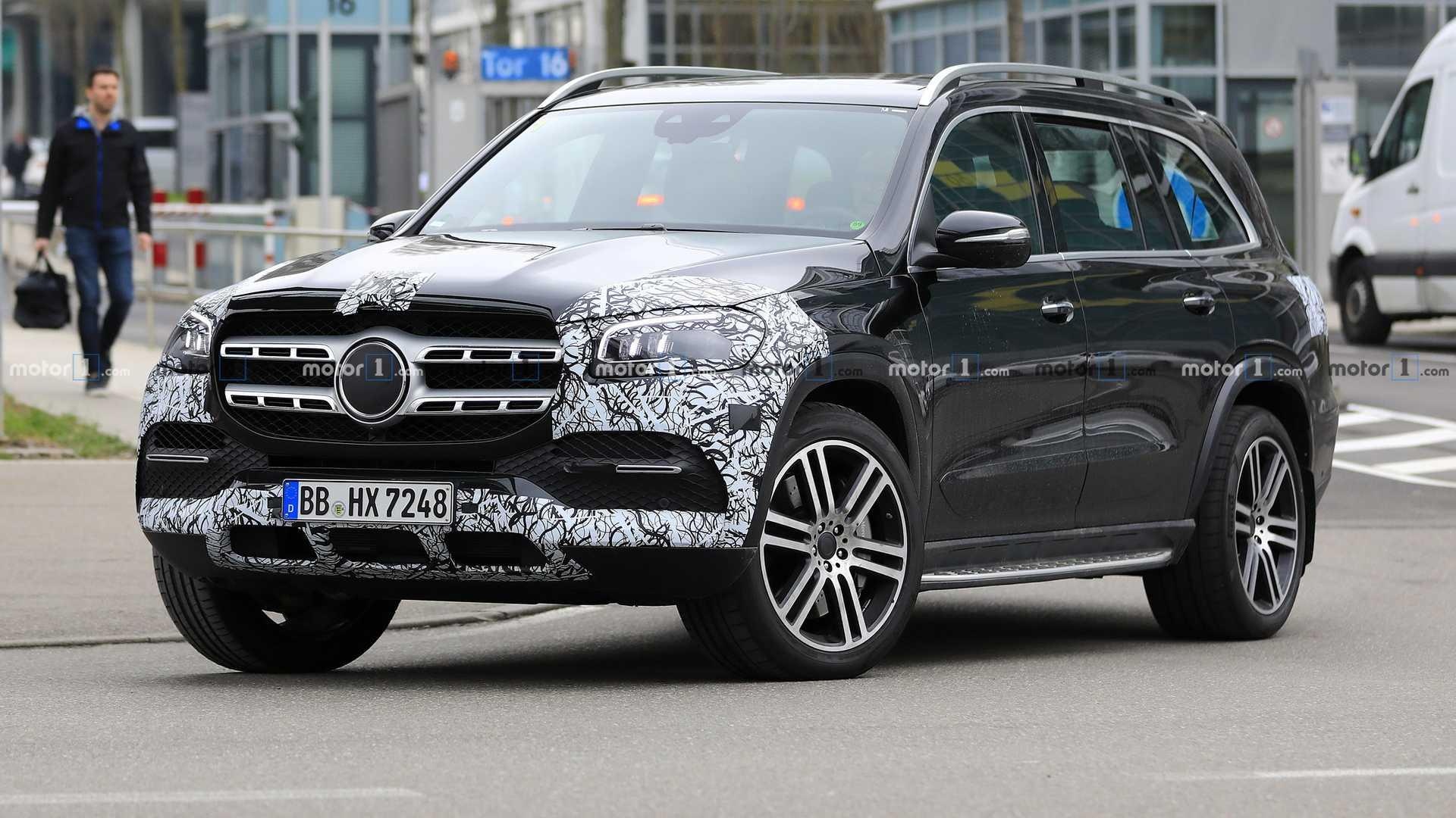 Mercedes-Benz GLS mới lộ diện ảnh 1 Mercedes-Benz GLS moi lo dien anh 1