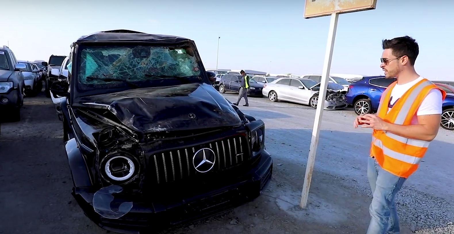 Xe sang bi vut bo nhu rac o Trung Dong anh 2