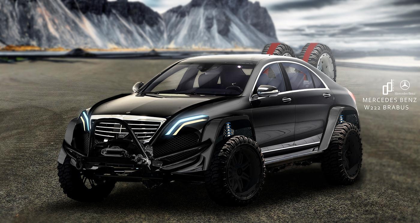 Mercedes S-Class độ offroad ảnh 2 Mercedes S-Class do offroad anh 2