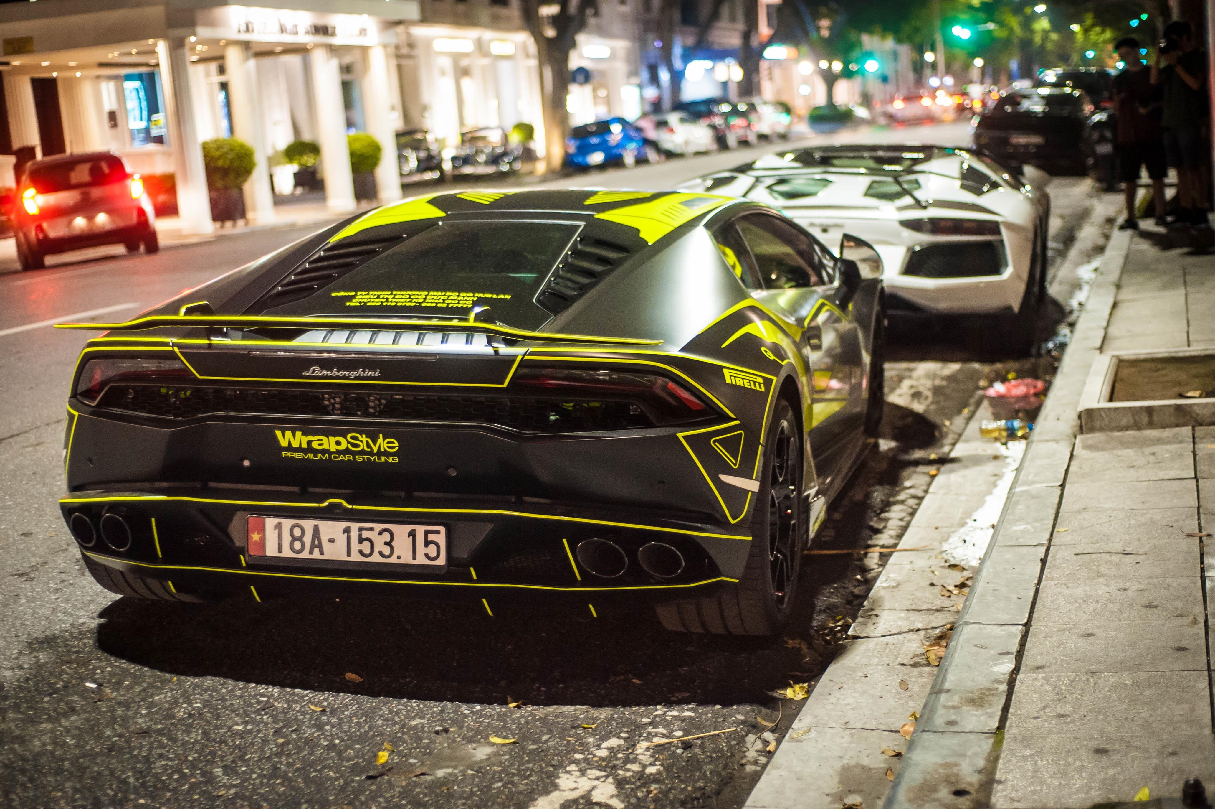 Lamborghini Huracan cua dai gia Nam Dinh thay ao moi anh 4
