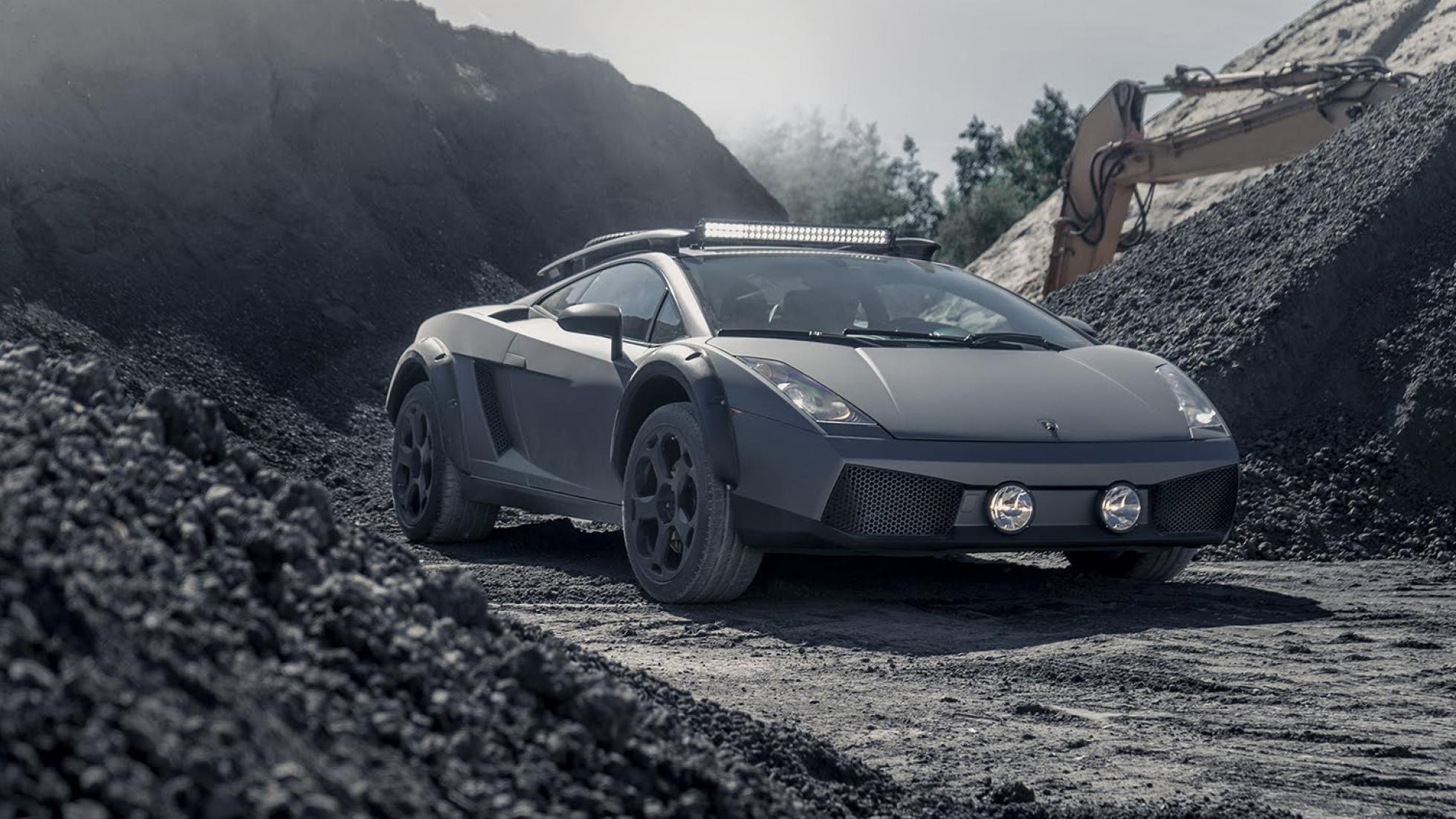 Tho do bien Lamborghini Gallardo thanh 'sieu bo' off-road hinh anh