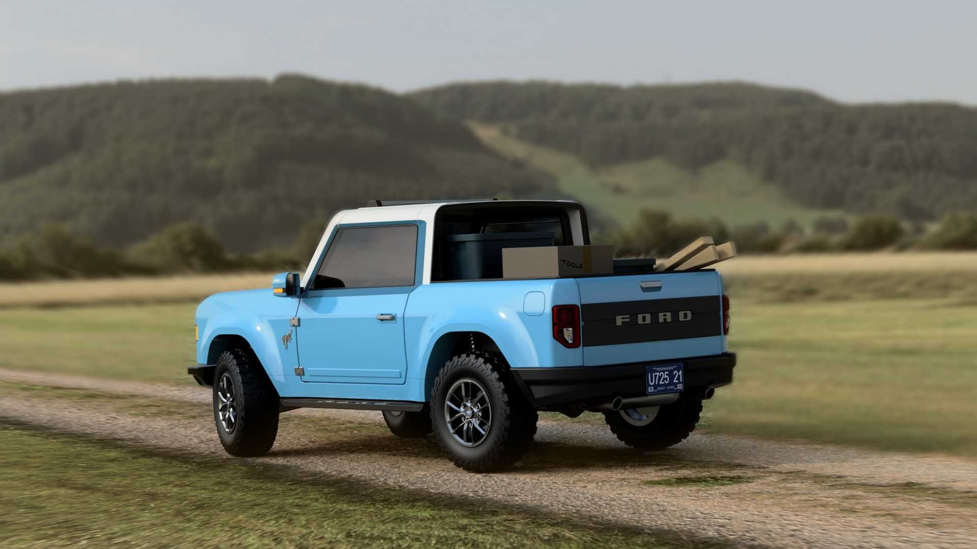 Lộ thiết kế Ford Bronco 2020 ảnh 6 Lo thiet ke Ford Bronco 2020 anh 6
