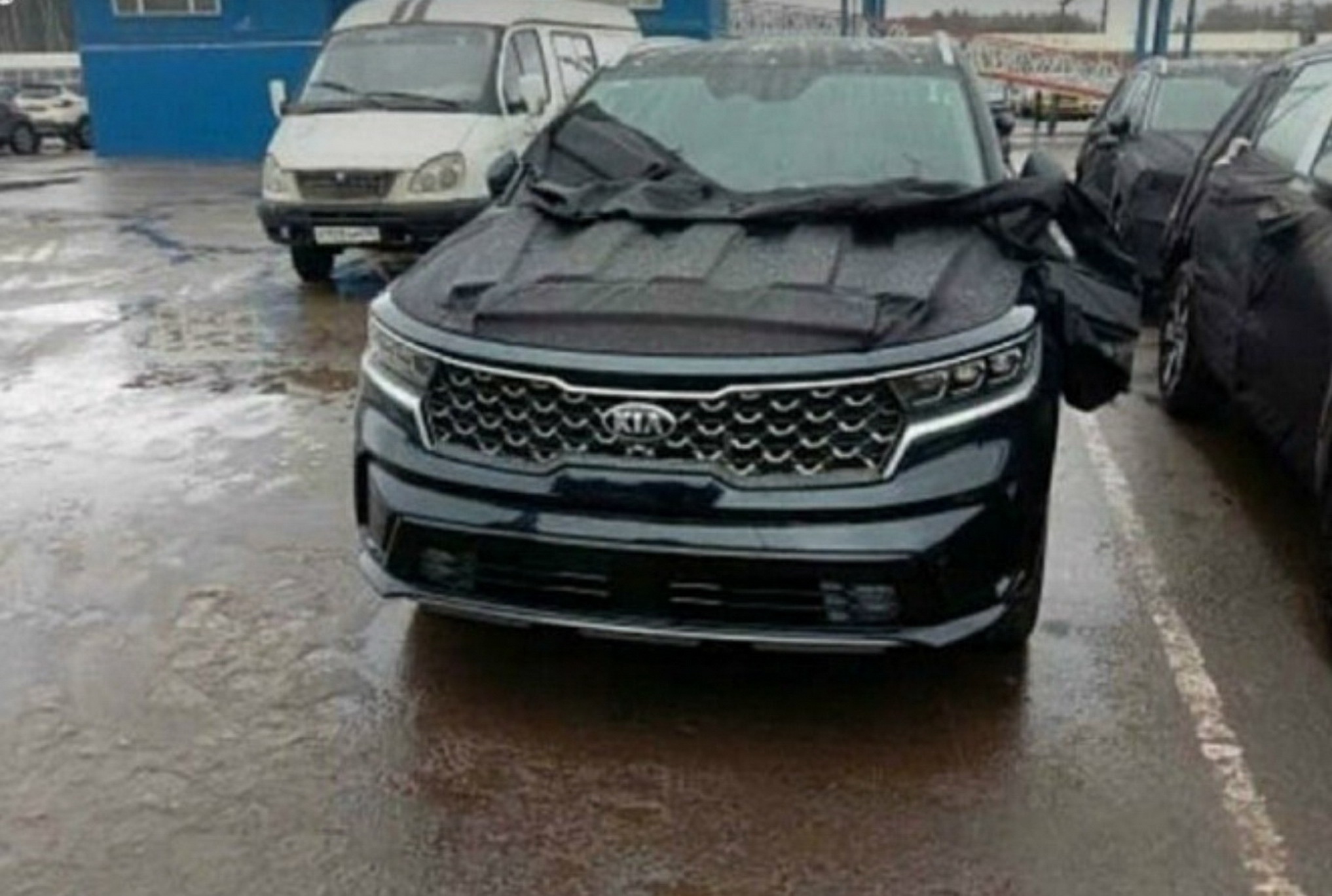 Kia Sorento 2021 lộ ảnh thực tế trước ngày ra mắt ảnh 2 Kia Sorento 2021 lo anh thuc te truoc ngay ra mat anh 2