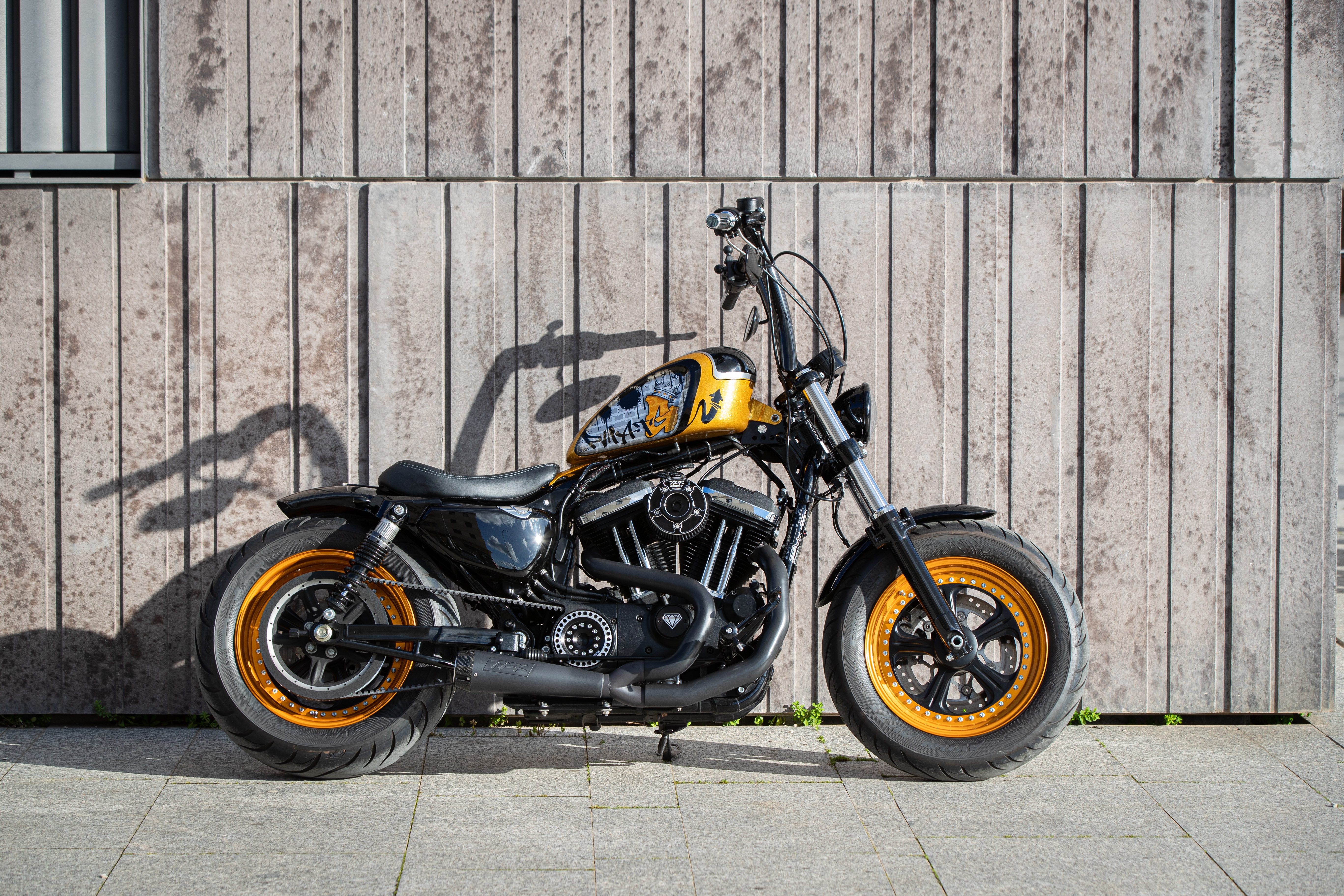 Ngam dan xe Harley-Davidson Sportster lot xac voi ban do Sykes hinh anh