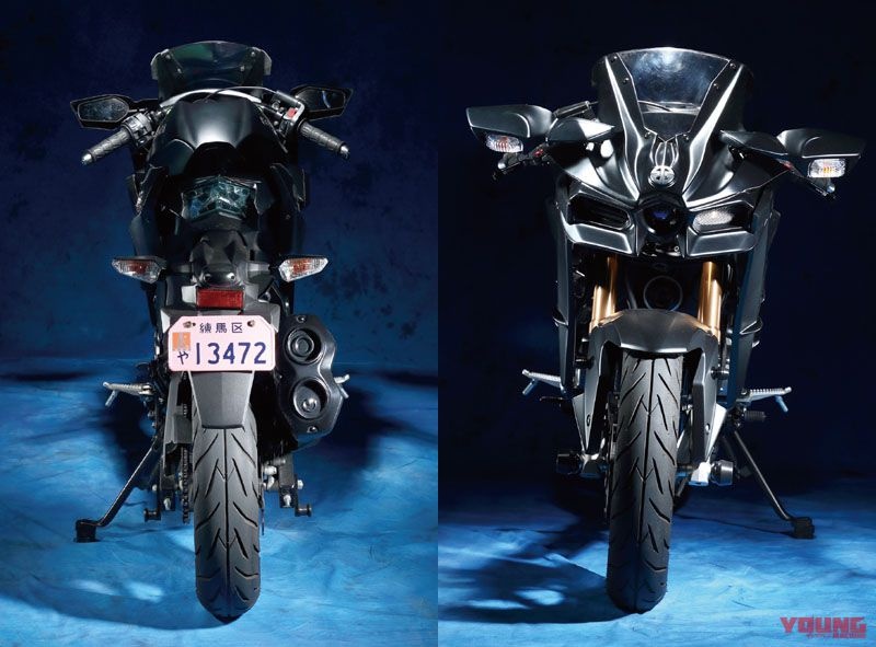 Kawasaki Z125 Pro lột xác thành Ninja H2 ảnh 2 Kawasaki Z125 Pro lot xac thanh Ninja H2 anh 2