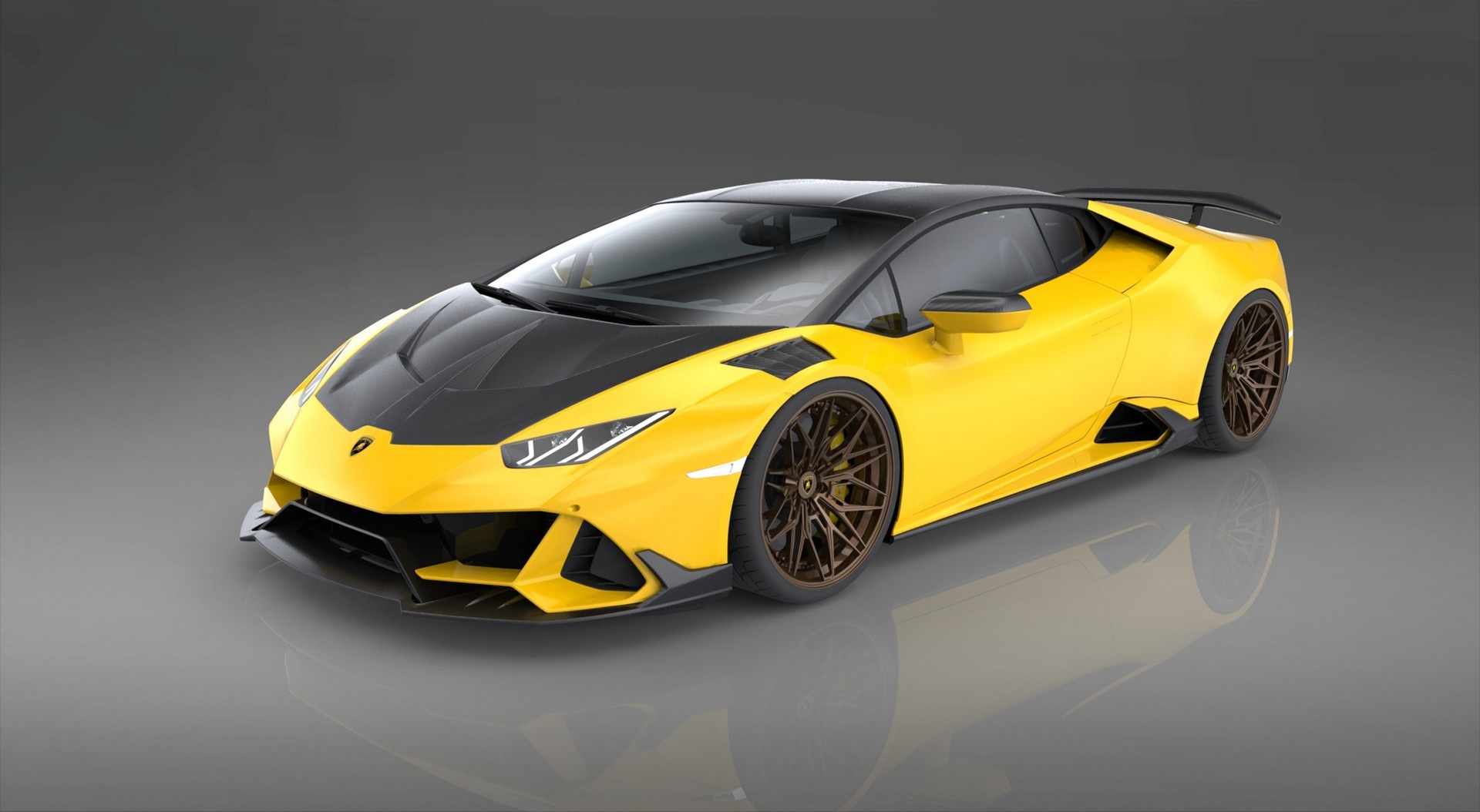 Ban do Lamborghini Huracan Evo dau tien lam tu carbon duc hinh anh