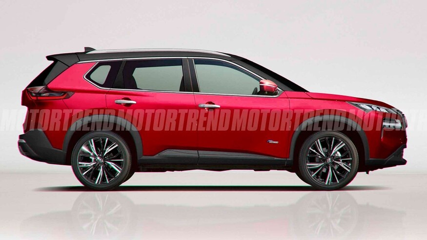 Nissan X-Trail 2021 lộ diện ảnh 2 Nissan X-Trail 2021 lo dien anh 2