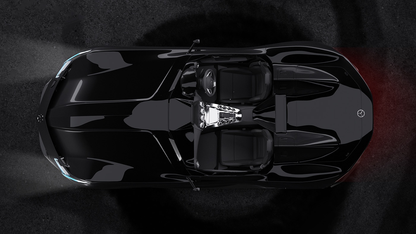 Ban ve chiec Mercedes tuong nho huyen thoai F1 vua mat anh 8