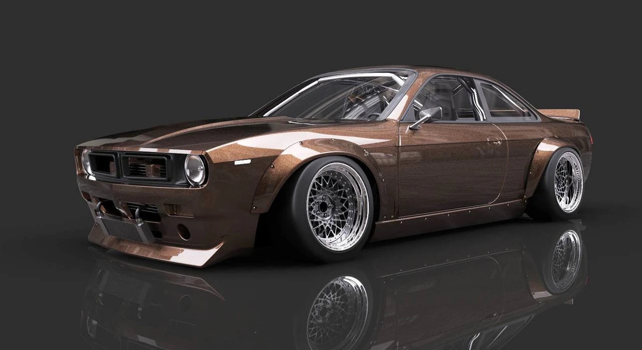 Nissan S14 Silvia do Rocket Bunny anh 1