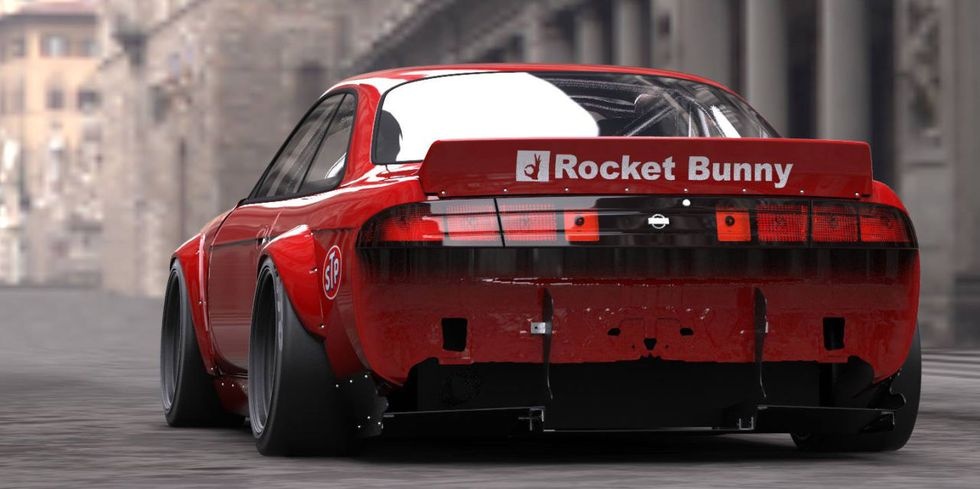 Nissan S14 Silvia do Rocket Bunny anh 9